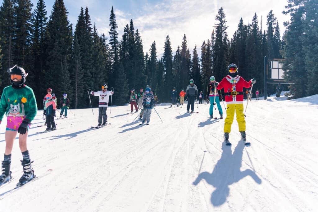 Ugly sweater parade